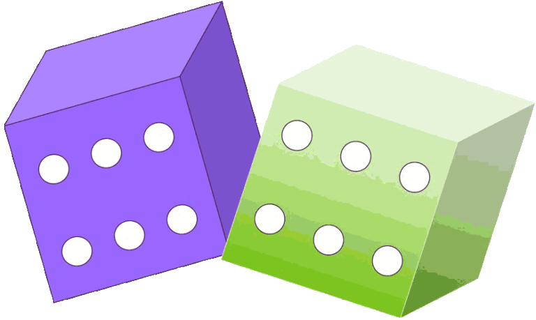 two dice with sixes